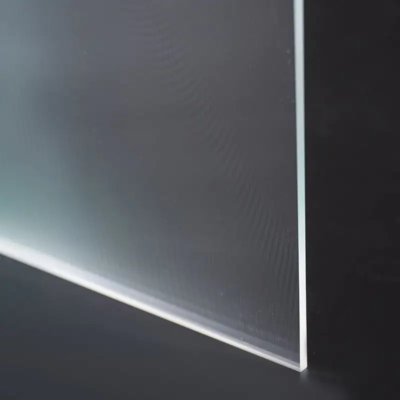 Piastra guida luce a strisce trasparente in PMMA a strisce ad alta efficienza e ad alto occultamento